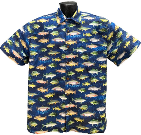 Freshwater Fishing Shirt- Made in USA- Cotton